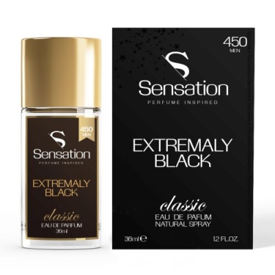 Sensation 450 Men Extremaly Black - odpowiednik perfum Tom Ford Extreme Noir, woda perfumowana 36 ml