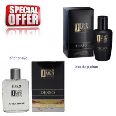 JFenzi Desso Gold Gentleman - zestaw promocyjny, woda perfumowana 100 ml, woda po goleniu 100 ml