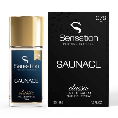 Sensation 078 Saunace - odpowiednik perfum Dior Eau Sauvage, woda perfumowana 36 ml