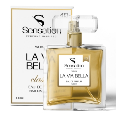 Sensation 413 La Via Bella - odpowiednik perfum Lancome La Vie Est Belle, woda perfumowana 100 ml