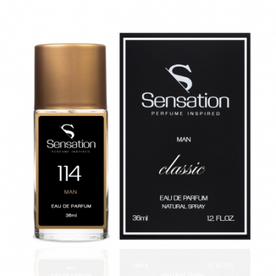 Sensation 114 - odpowiednik perfum Azzaro Chrome, woda perfumowana 36 ml