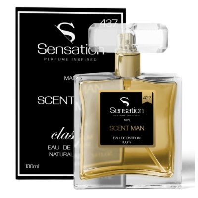 Sensation 437 Scent Man - odpowiednik perfum Boss The Scent Him, woda perfumowana 100 ml