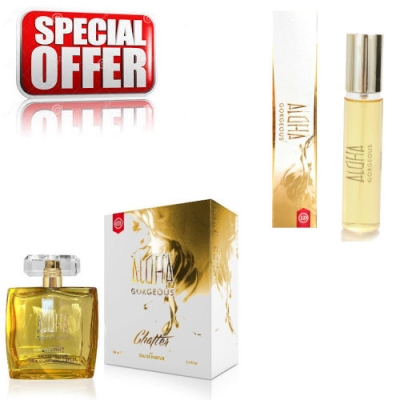 Chatler Aloha Gorgeous - zestaw promocyjny, woda perfumowana 100 ml, woda perfumowana 30 ml