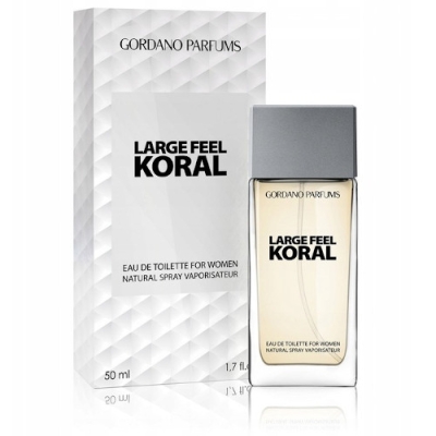 Large Feel Koral Gordano Parfums - woda toaletowa dla kobiet 50 ml