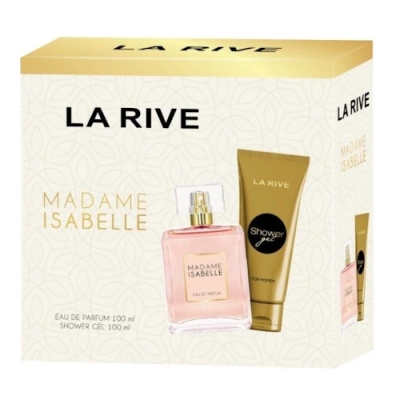 Madame Isabelle La Rive  - Zestaw dla kobiet. Woda perfumowana 100 ml, Żel pod prysznic 100 ml