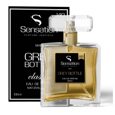 Sensation 140 Grey Bottle - odpowiednik perfum Hugo Boss No.6, woda perfumowana 100 ml